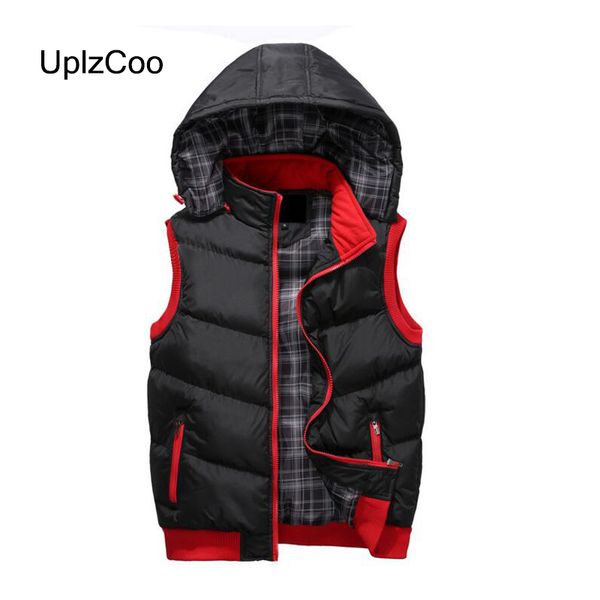 uplzcoo 2019 new autumn winter sleeveless men's vest thick warm cotton jacket male hooded vest casual coat large size 5xl fm157, Black;white
uplzcoo 2019 new autumn winter sleeveless men's vest thick warm cotton jacket male hooded vest casual coat large size 5xl fm157, Black;white