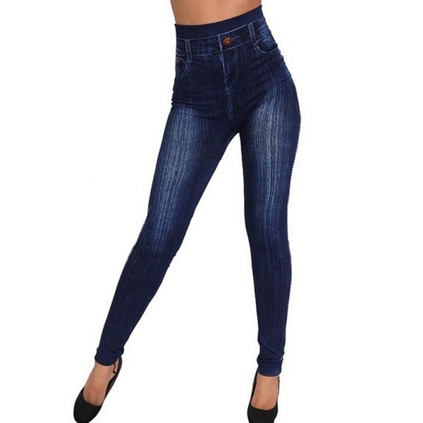 loozykit knitted streetwear seamless jean leggings fashion side dot printed high waist pencil pant stretch push up ladies legins, Blue 
loozykit knitted streetwear seamless jean leggings fashion side dot printed high waist pencil pant stretch push up ladies legins, Blue