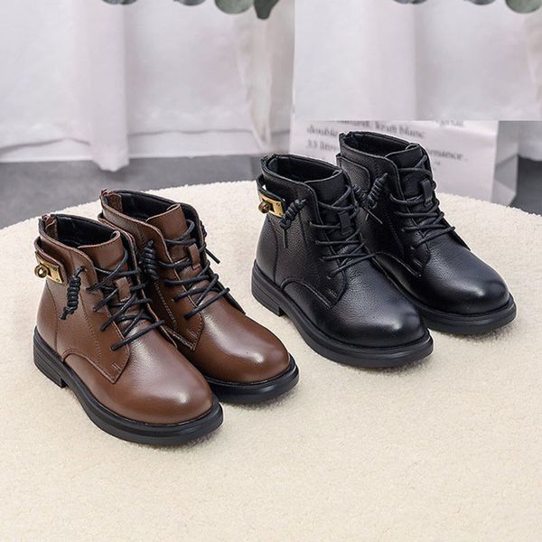 children' custom leather boots 2019 autumn and winter new girls british style martin boots boys fashion wild short, Black;grey
children' custom leather boots 2019 autumn and winter new girls british style martin boots boys fashion wild short, Black;grey