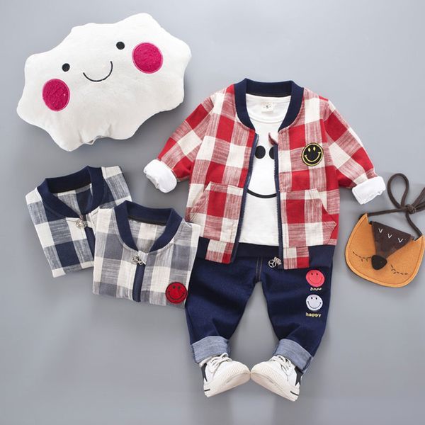 patpat 2020 new baby and toddler boys 3-piece smiling face tee plaid coat and pants sets, White
patpat 2020 new baby and toddler boys 3-piece smiling face tee plaid coat and pants sets, White
