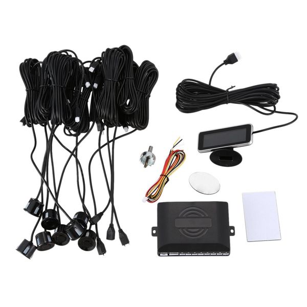 lcd display parktronic car parking sensors 8 radars sound alarm probes car-detector car parking parkmaster reversing
lcd display parktronic car parking sensors 8 radars sound alarm probes car-detector car parking parkmaster reversing
