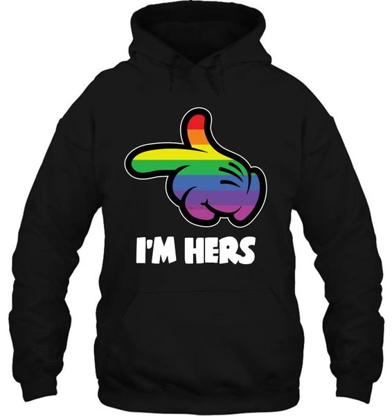 men hoodie funny cool lesbian couple shirt shes mine im hers lgbt matching women streetwear, Black
men hoodie funny cool lesbian couple shirt shes mine im hers lgbt matching women streetwear, Black