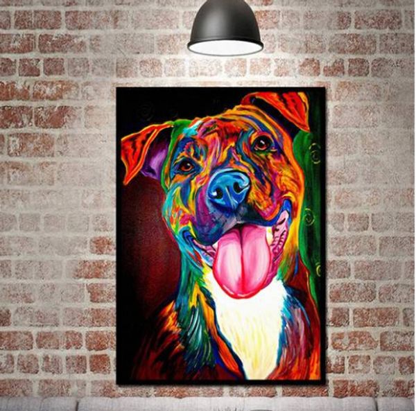 wholesales modern simple huge wall art oil painting on canvas colorful dog unframed room decor
wholesales modern simple huge wall art oil painting on canvas colorful dog unframed room decor