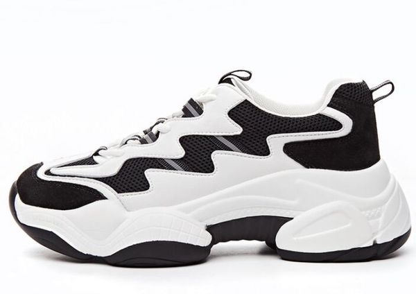2019 new thick soled daddy's shoes women's fashion shoes mix and match color reflective sports casual women's shoes gym joggi, White;red
2019 new thick soled daddy's shoes women's fashion shoes mix and match color reflective sports casual women's shoes gym joggi, White;red