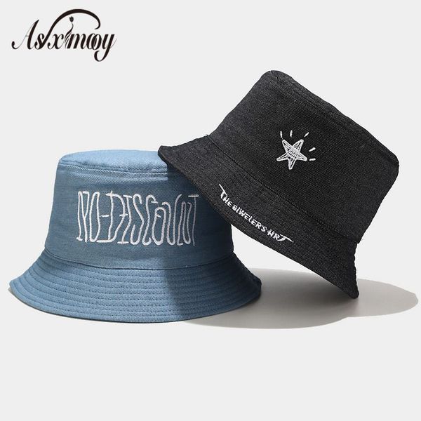 retro bucket hat women denim fisherman caps men gorras letter embroidery jeans sun hats bob femme bucket hat basin chapeau 2020
retro bucket hat women denim fisherman caps men gorras letter embroidery jeans sun hats bob femme bucket hat basin chapeau 2020
