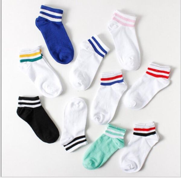 women's cotton short socks korean lovely summer thin-style japanese college wind two bar striped barge socks, Black
women's cotton short socks korean lovely summer thin-style japanese college wind two bar striped barge socks, Black