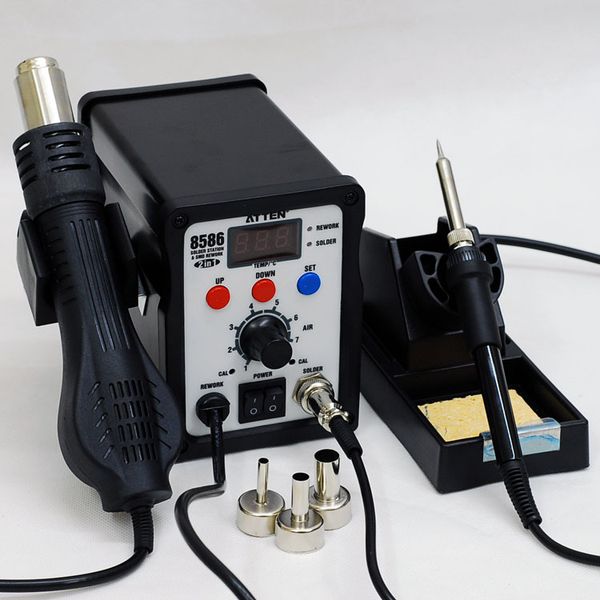 atten at8586 air gun electric soldering iron air desoldering station 750w 110v/220v advanced soldering station
atten at8586 air gun electric soldering iron air desoldering station 750w 110v/220v advanced soldering station