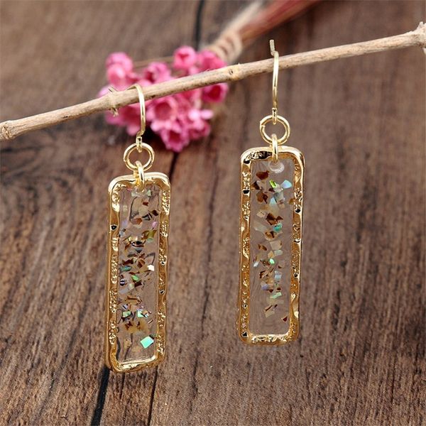vintage temperament rectangular shell earrings white multi-color crused shell dangle earring sweet cute jewelry for women, Silver
vintage temperament rectangular shell earrings white multi-color crused shell dangle earring sweet cute jewelry for women, Silver