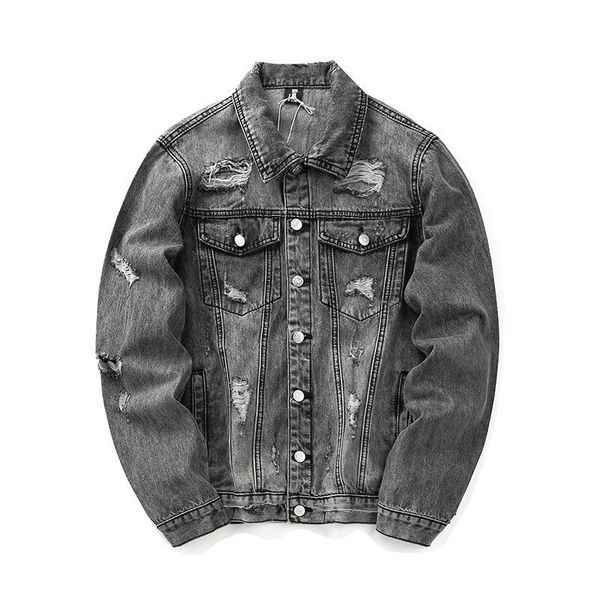 mens designer jacket denim high street brand men's jackets with embroidered letters wash water holes old style denim jacket, Black;brown
mens designer jacket denim high street brand men's jackets with embroidered letters wash water holes old style denim jacket, Black;brown