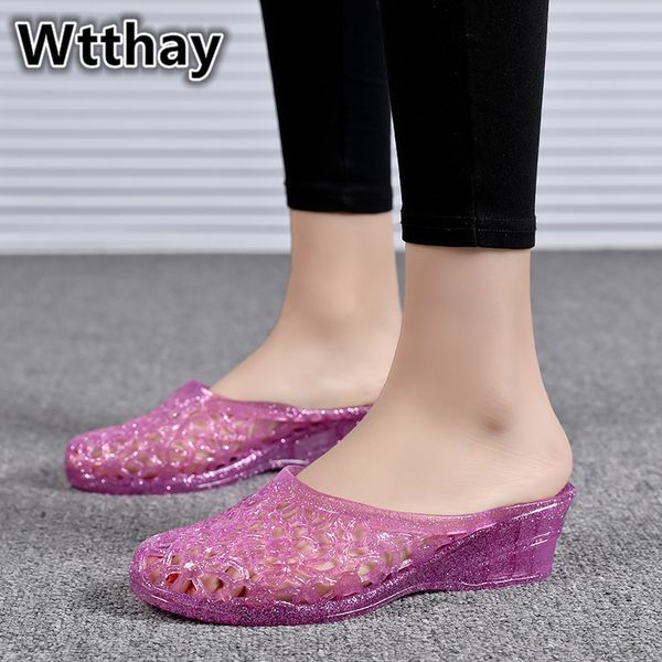 2020 new summer women slippers jelly crystal shoes beach sandals hollow ladies flip flops light outdoor slippers water shoes, Black
2020 new summer women slippers jelly crystal shoes beach sandals hollow ladies flip flops light outdoor slippers water shoes, Black