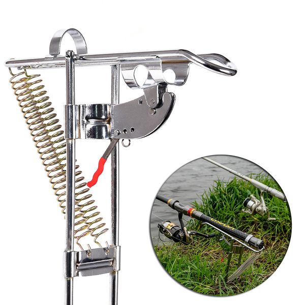 automatic double spring angle fishing pole tackle bracket anti-rust steel fishing bracket holder fish tackle pesca accessory j2
automatic double spring angle fishing pole tackle bracket anti-rust steel fishing bracket holder fish tackle pesca accessory j2