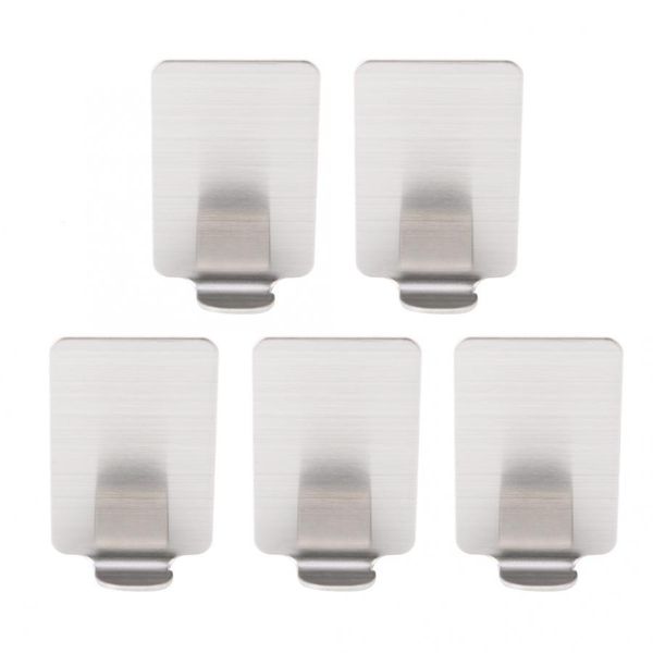 5pcs self-adhesive parts household kitchen wall door stainless steel hook hanger perfect for bathroom door wall
5pcs self-adhesive parts household kitchen wall door stainless steel hook hanger perfect for bathroom door wall