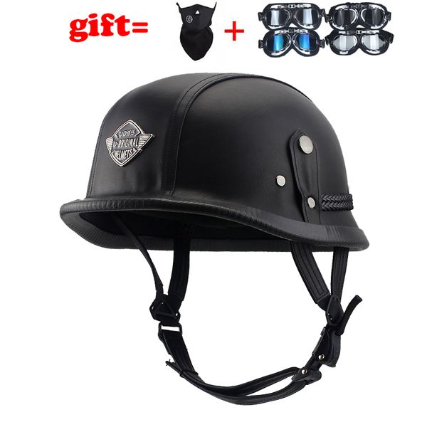 leather vintage helmet wwii style black german motorcycle open face half helmet chopper biker pilot camouflage
leather vintage helmet wwii style black german motorcycle open face half helmet chopper biker pilot camouflage