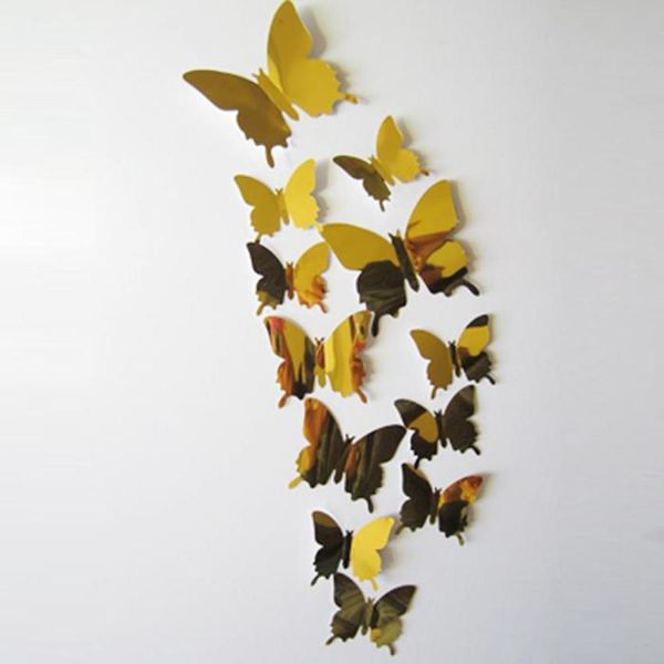 wholesale- 12pcs 3d butterfly wall stickers home decor living room mirror wall art decals fridge magnet home decoration adesivo de parede
wholesale- 12pcs 3d butterfly wall stickers home decor living room mirror wall art decals fridge magnet home decoration adesivo de parede