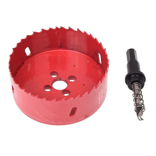 6mm twist drilling bit wood iron cutting 90mm diameter bimetal hole saw cutter tool
6mm twist drilling bit wood iron cutting 90mm diameter bimetal hole saw cutter tool