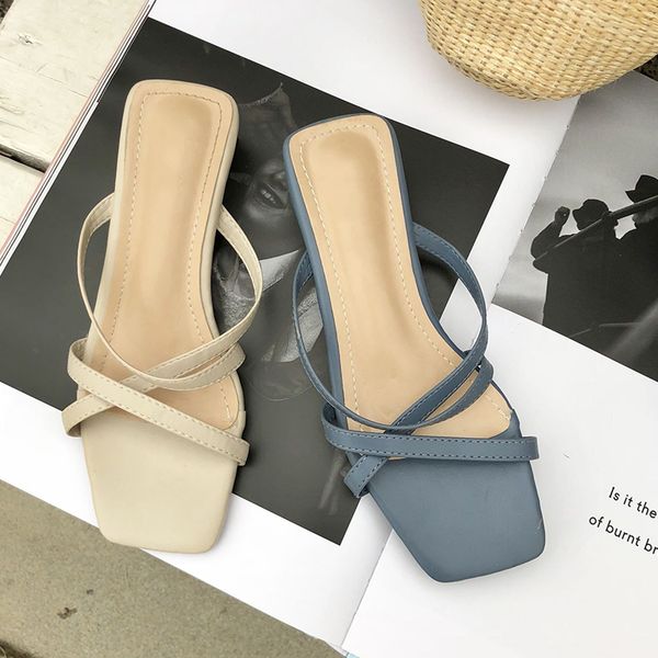 slippers 2021 pu women leather sandals fashion summer sweet ladies square heel beach shoes 39, Black
slippers 2021 pu women leather sandals fashion summer sweet ladies square heel beach shoes 39, Black