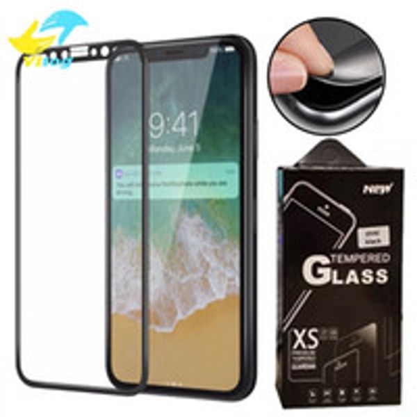 for iphone 6 7 8 plus x xr xs max soft edge full cover screen protector hd clear tempered glass black white with package
for iphone 6 7 8 plus x xr xs max soft edge full cover screen protector hd clear tempered glass black white with package