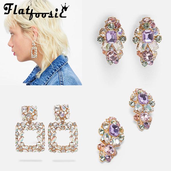 flatfoosie 2019 glass crystal drop earrings for women statement trendy bohemian alloy dangle earring jewelry accessories, Silver
flatfoosie 2019 glass crystal drop earrings for women statement trendy bohemian alloy dangle earring jewelry accessories, Silver