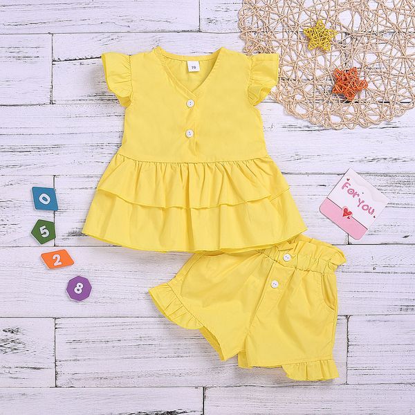 muqgew 2019 new fashion summer infant baby girls sleeveless frill + solid frill shorts outfit children clothes kids clothes, White
muqgew 2019 new fashion summer infant baby girls sleeveless frill + solid frill shorts outfit children clothes kids clothes, White