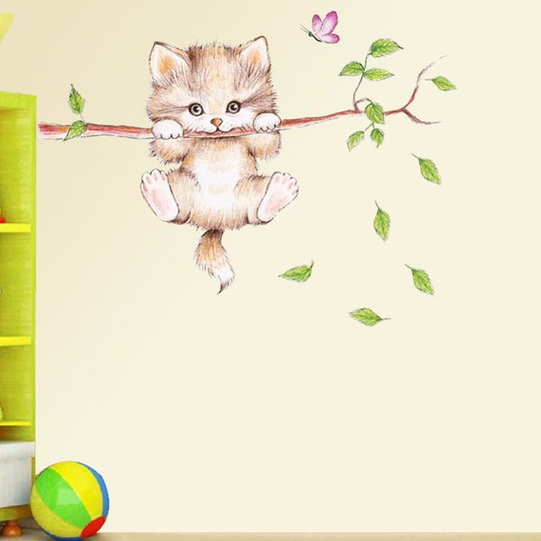 zooyoocute cat hanging on a branch chasing a child bedroom home wall sticker decorated butterfly game label cartoon applique diy
zooyoocute cat hanging on a branch chasing a child bedroom home wall sticker decorated butterfly game label cartoon applique diy
