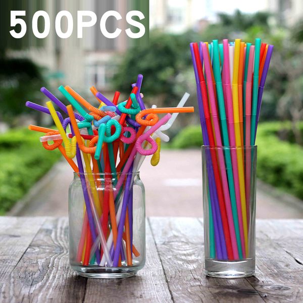 500 pcs disposable color art straw drink juice fruit coke creative style straws environmental protection plastic party home
500 pcs disposable color art straw drink juice fruit coke creative style straws environmental protection plastic party home