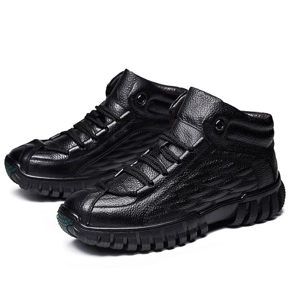 winter new men's comfortable sports shoes waterproof cotton shoes leather sports fashion casual, Black
winter new men's comfortable sports shoes waterproof cotton shoes leather sports fashion casual, Black