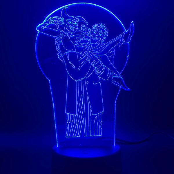 led night light suicide squad acrylic light for kids bedroom nightlight unique gift for children usb 3d lamp color changing deco
led night light suicide squad acrylic light for kids bedroom nightlight unique gift for children usb 3d lamp color changing deco