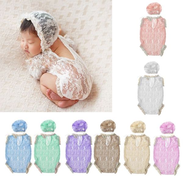 newborn p props baby boy girl summer clothes baby lace hat hollow v backless rompers infant pgraphy accessories, White
newborn p props baby boy girl summer clothes baby lace hat hollow v backless rompers infant pgraphy accessories, White