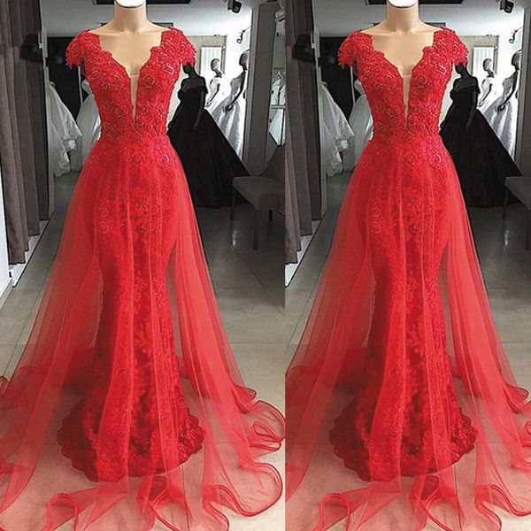elegant red deep v neck mermaid evening prom dresses cap short sleeves lace applique real ps celebrity red carpet dress, Black;red
elegant red deep v neck mermaid evening prom dresses cap short sleeves lace applique real ps celebrity red carpet dress, Black;red