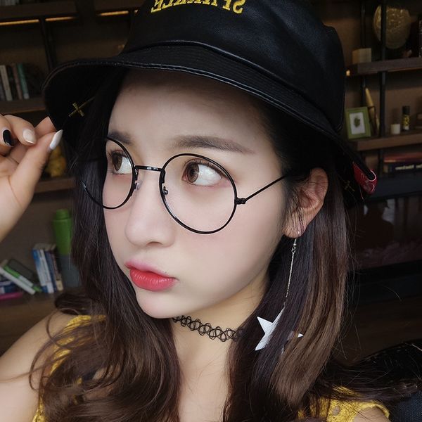 fashionable round frame harajuku frame fashionable metal myopia plain 3019 glasses glasses, Silver
fashionable round frame harajuku frame fashionable metal myopia plain 3019 glasses glasses, Silver