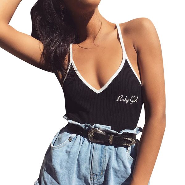 womail women v-neck sleeveless letter embroidery casual jumpsuits 2019 plus size rompers womens jumpsuit nightclub, Black;white
womail women v-neck sleeveless letter embroidery casual jumpsuits 2019 plus size rompers womens jumpsuit nightclub, Black;white