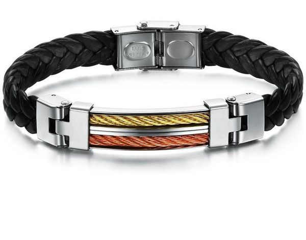 корейское издание ювелирной личности фестиваля подарок титана стальной браслет для мужчин, Black
корейское издание ювелирной личности фестиваля подарок титана стальной браслет для мужчин, Black