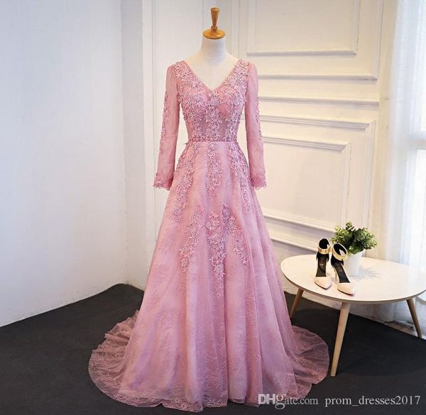 bean paste v collar lace applique crystal formal evening dresses and long sleeved dresses long tailed elegant banquet, Black;red
bean paste v collar lace applique crystal formal evening dresses and long sleeved dresses long tailed elegant banquet, Black;red