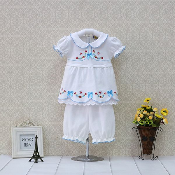 2020 fashion baby girls summer pure cotton clothing set children dress+short pants t shirt kids newborn toddler outfits, White
2020 fashion baby girls summer pure cotton clothing set children dress+short pants t shirt kids newborn toddler outfits, White