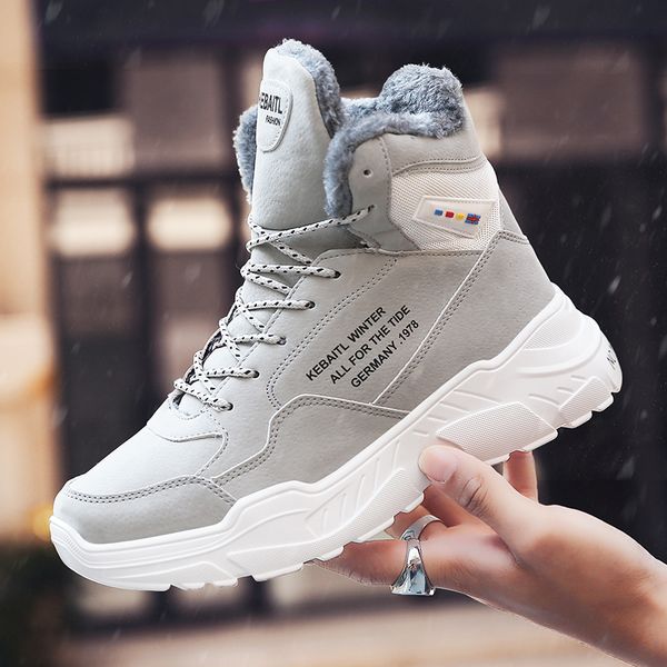 2019 new keep warm in autumn and winter snow boots men winter warm shoes male casual shoes man sneakers walking, Black
2019 new keep warm in autumn and winter snow boots men winter warm shoes male casual shoes man sneakers walking, Black