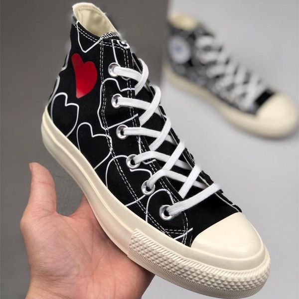 new 1970 play all star shoe cdgs chuck 70 chaussure canvas jointly big with eyes heart beige black designer casual skateboard sneakers 35-44
new 1970 play all star shoe cdgs chuck 70 chaussure canvas jointly big with eyes heart beige black designer casual skateboard sneakers 35-44