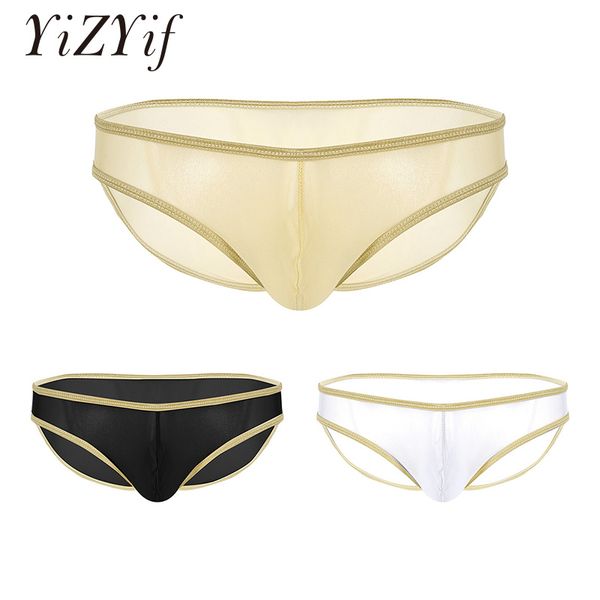 mesh underwear men briefs lingerie ultra thin mesh see hrough sheer elastic waistband bulge pouch bikini briefs underpants, Black;white
mesh underwear men briefs lingerie ultra thin mesh see hrough sheer elastic waistband bulge pouch bikini briefs underpants, Black;white