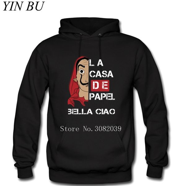 men's la casa de papel money heist house of paper new print men's hoodie funny streetwear men casual hoodies sweatshirts, Black
men's la casa de papel money heist house of paper new print men's hoodie funny streetwear men casual hoodies sweatshirts, Black
