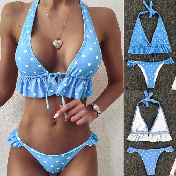 solid print bikini set solid swimsuit ruffle swimwear women bathing suit female summer backless beachwear biquinis mujer#w
solid print bikini set solid swimsuit ruffle swimwear women bathing suit female summer backless beachwear biquinis mujer#w