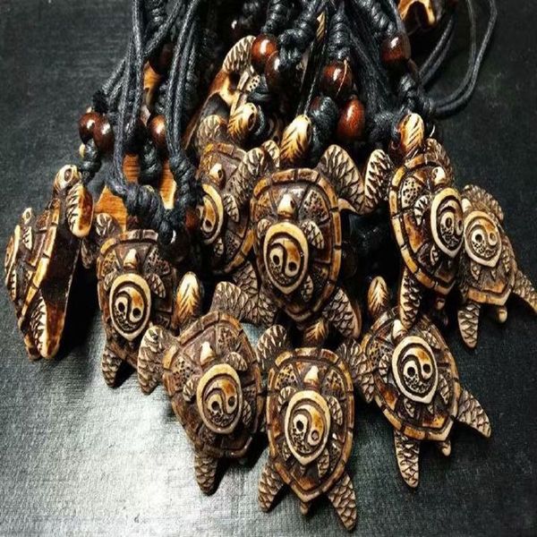 15 pcs hawaii surfer jewelry handmade tortoise carved yak bone pendant tribal choker women's men's necklace, Silver
15 pcs hawaii surfer jewelry handmade tortoise carved yak bone pendant tribal choker women's men's necklace, Silver