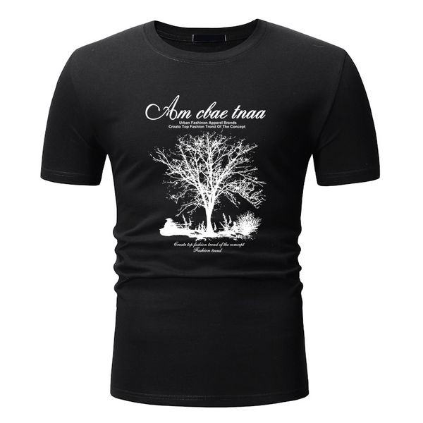 2020 new summer men short-sleeved t-shirt tide brand fashion casual short-sleeve fashion bottoming shirt printing t-shirt trees, White;black
2020 new summer men short-sleeved t-shirt tide brand fashion casual short-sleeve fashion bottoming shirt printing t-shirt trees, White;black