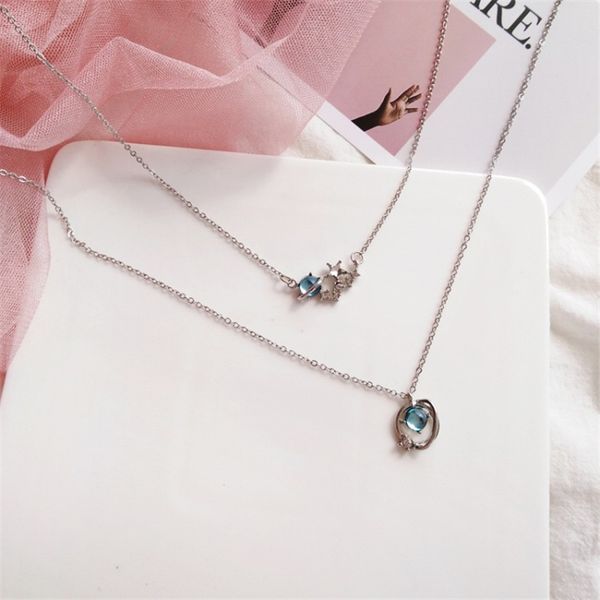 aesthetic metal texture simple small lady charm show white collarbone creative chain daily wear with student necklace female, Silver
aesthetic metal texture simple small lady charm show white collarbone creative chain daily wear with student necklace female, Silver
