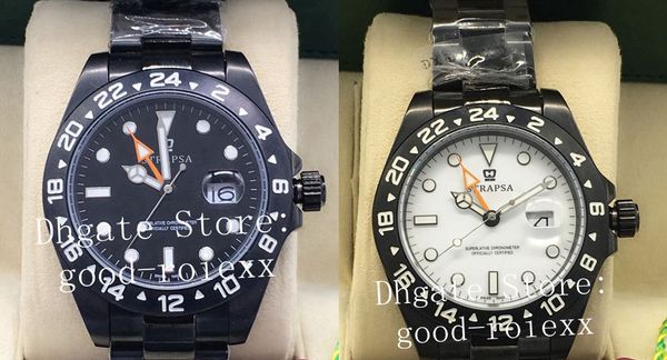 new men's automatic 2813 movement black pvd watch men luminous 216570 watches gmt perpetual sport explorer superlative crystal wristwat, Slivery;brown
new men's automatic 2813 movement black pvd watch men luminous 216570 watches gmt perpetual sport explorer superlative crystal wristwat, Slivery;brown