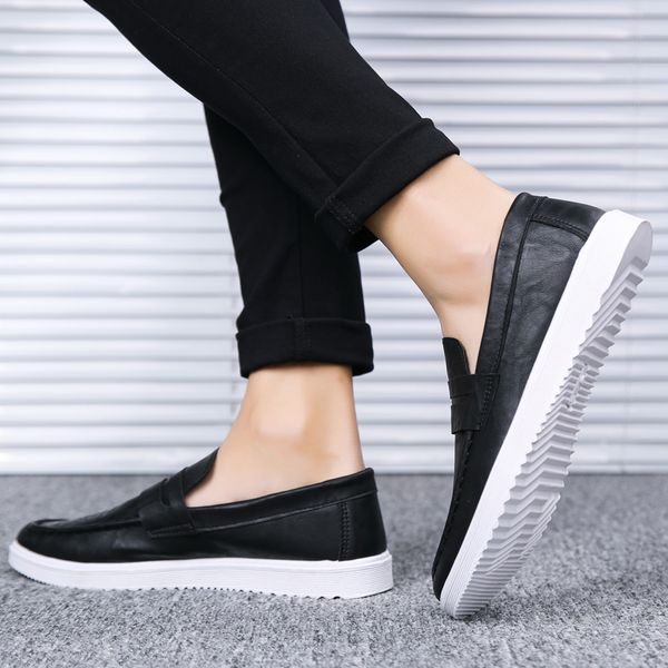 male closed toe pea shoes faux leather casual shoes 50% pvc moccasin gommino men spring winklepickers autumn punk footwear fall pu loafer, Black
male closed toe pea shoes faux leather casual shoes 50% pvc moccasin gommino men spring winklepickers autumn punk footwear fall pu loafer, Black