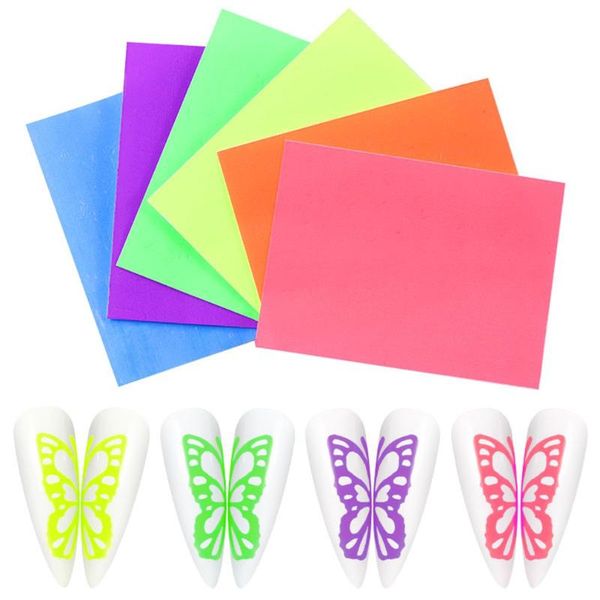 stickers & decals 1 set nail multicolor fluorescent laser butterfly sticker 6-color adhesive aurora decal beautify nails, Black
stickers & decals 1 set nail multicolor fluorescent laser butterfly sticker 6-color adhesive aurora decal beautify nails, Black