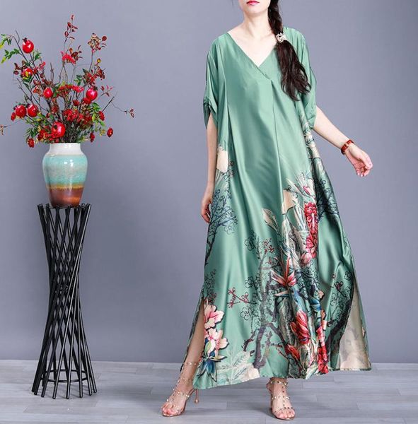 casual dresses women loose printed floral dress ladies vintage v neck print female 2021 summer, Black;gray
casual dresses women loose printed floral dress ladies vintage v neck print female 2021 summer, Black;gray