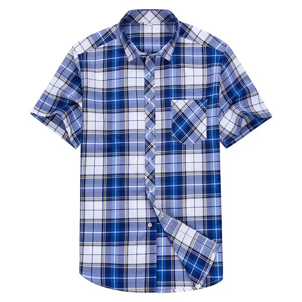 small plaid shirt men summer new short sleeve cotton mens dress shirts casual button down chemise homme camisa masculina 5xl, White;black
small plaid shirt men summer new short sleeve cotton mens dress shirts casual button down chemise homme camisa masculina 5xl, White;black