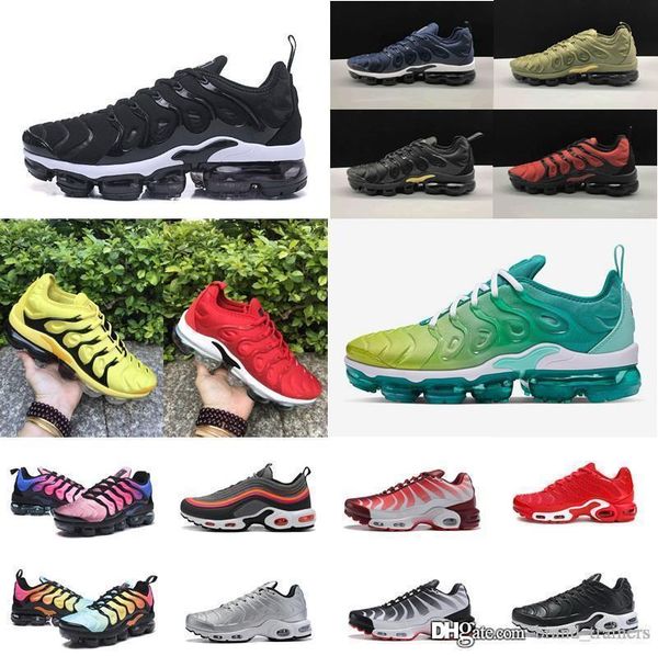 2019 wholesale classic air tn plus shoes mens womens breathable mesh casual shoes sneakers rainbow trainers bumblebee designer shoes tn plus, Black
2019 wholesale classic air tn plus shoes mens womens breathable mesh casual shoes sneakers rainbow trainers bumblebee designer shoes tn plus, Black