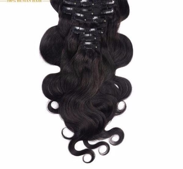 90g to 120g body wave brazilian machine made remy hair #1 #1b #2 #4 #8 clip in hair extensions 16 to 22 human clips, Black
90g to 120g body wave brazilian machine made remy hair #1 #1b #2 #4 #8 clip in hair extensions 16 to 22 human clips, Black