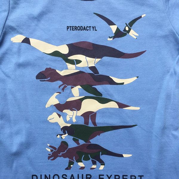 cross border for 2019 summer new style children cotton short sleeve t-shirt boy's cartoon dinosaur summer wear, White
cross border for 2019 summer new style children cotton short sleeve t-shirt boy's cartoon dinosaur summer wear, White